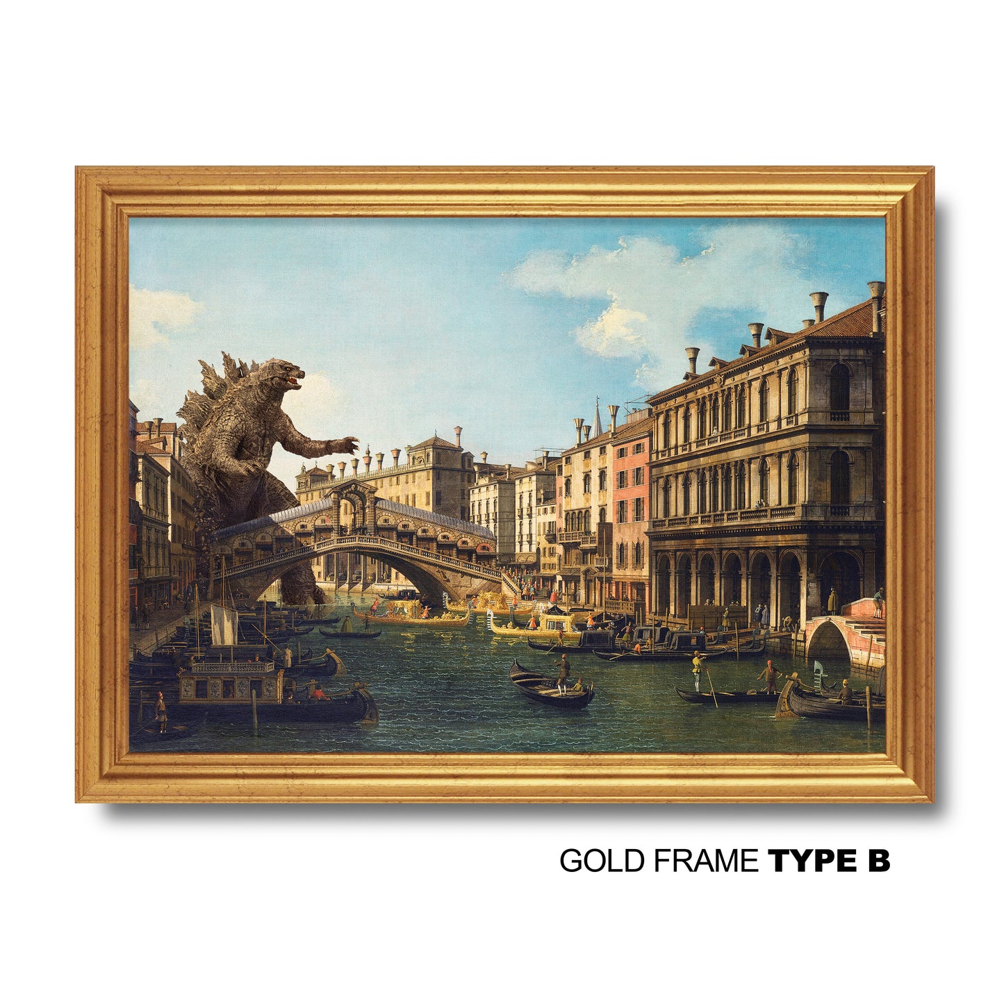 Godzilla in Venice Print