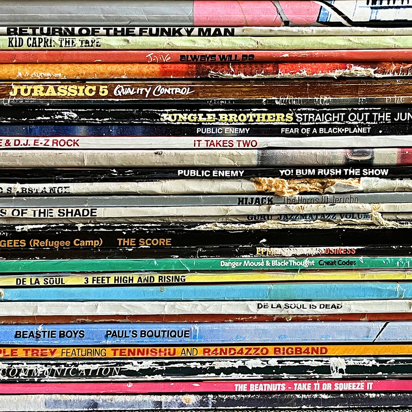 Golden Age of Hip Hop Vinyl Print
