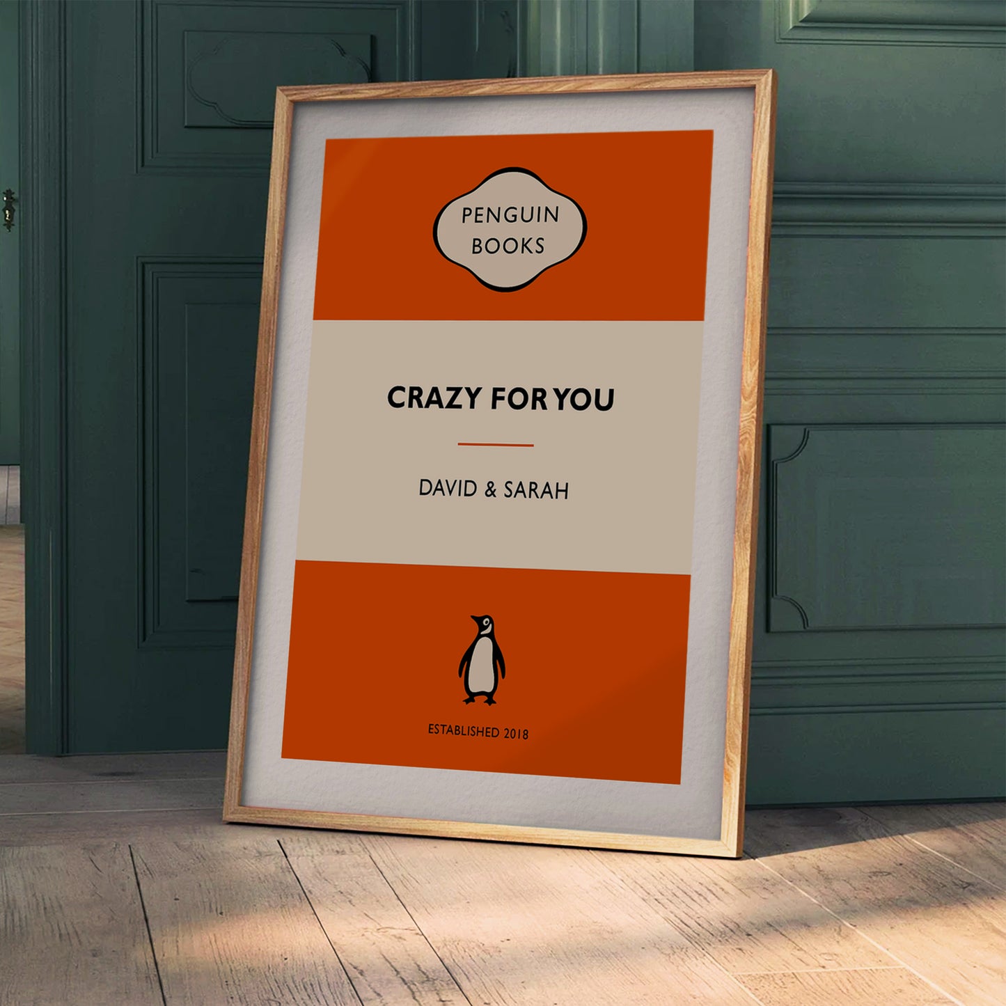 Custom Typographic Book Print (Clean Version)