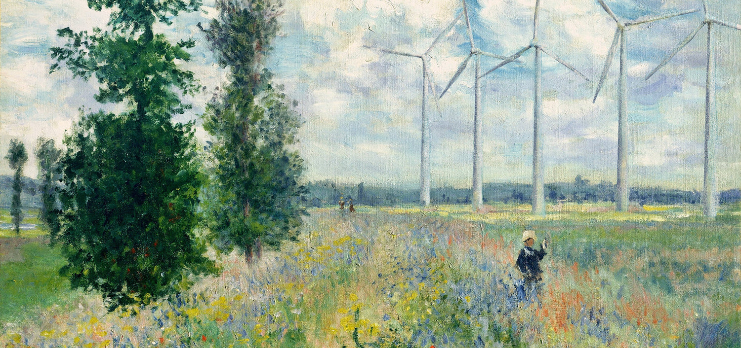 Monet Altered Art