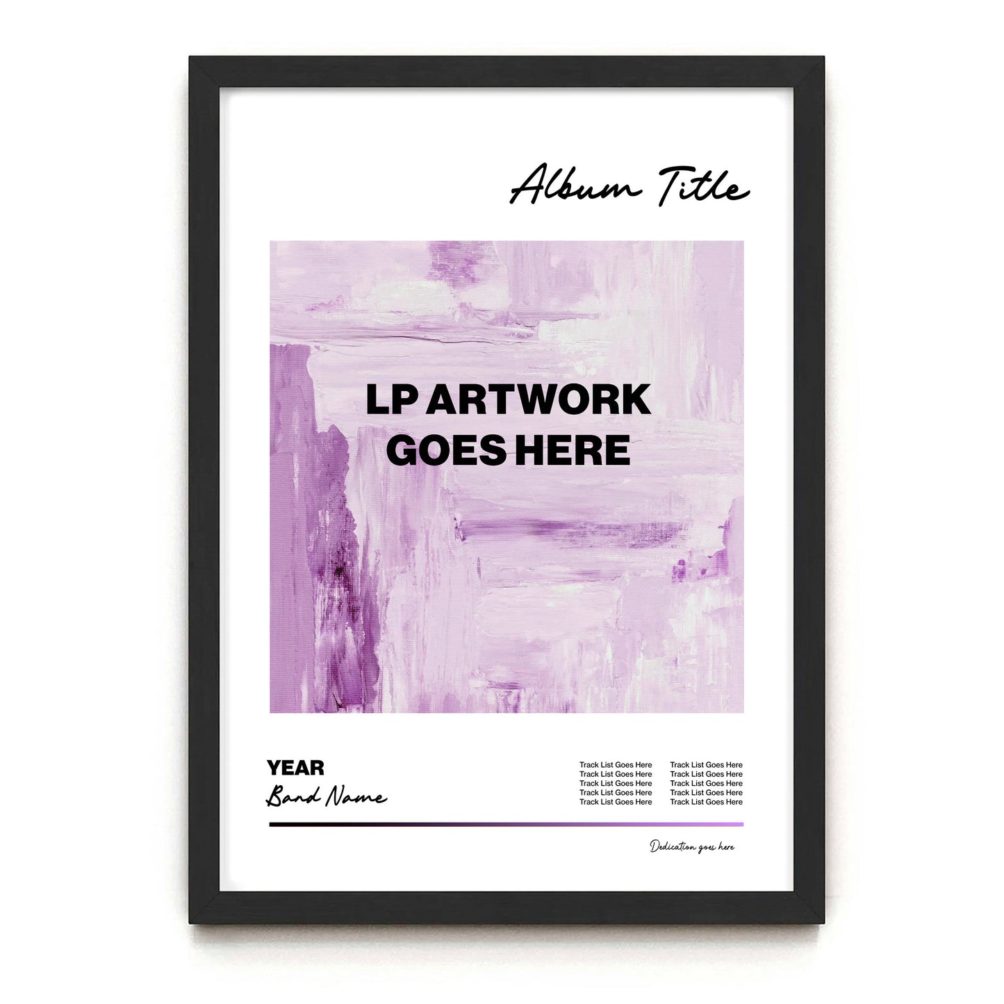 Custom Album Print (Style B)