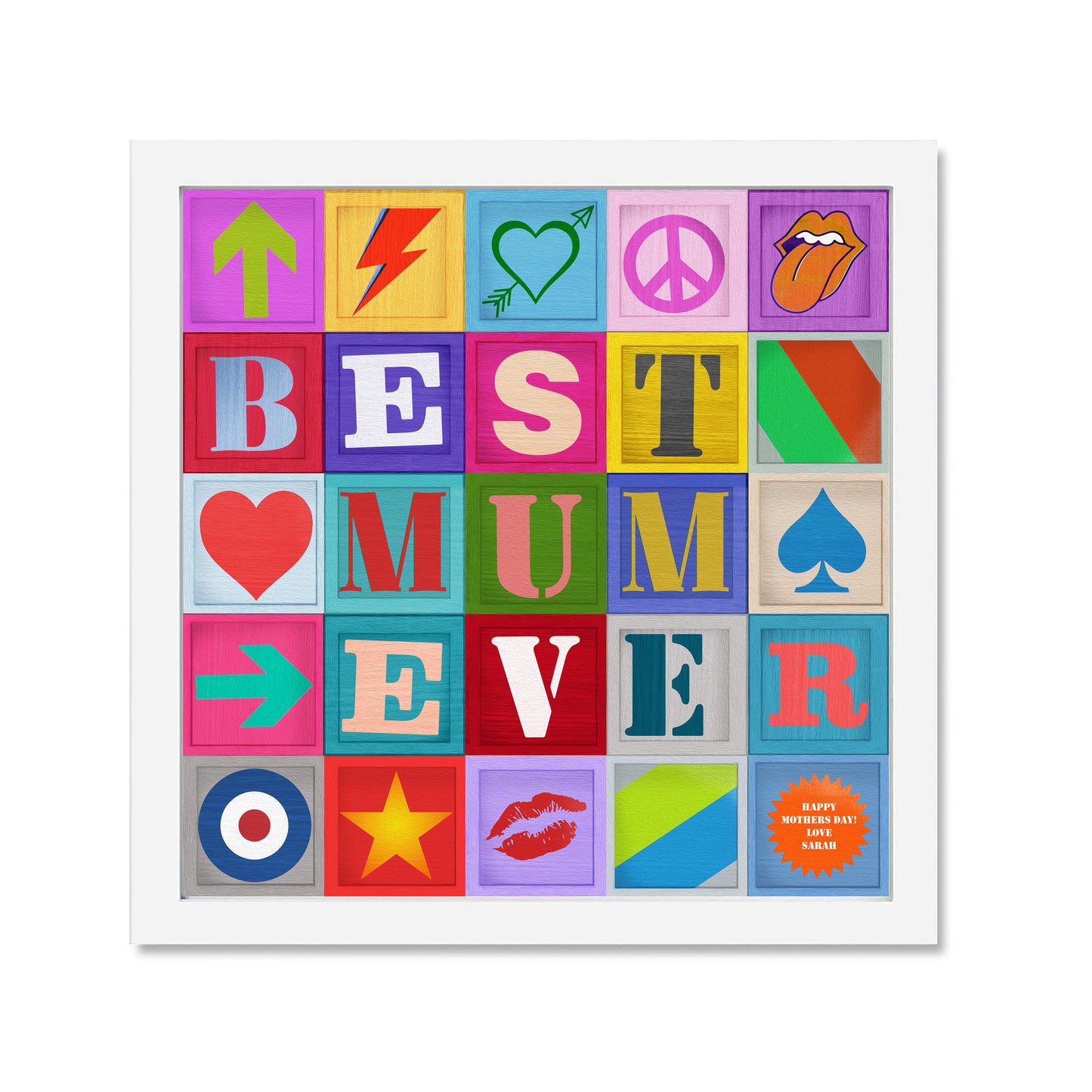 Custom Pop Art Typographic Poster (Type A)
