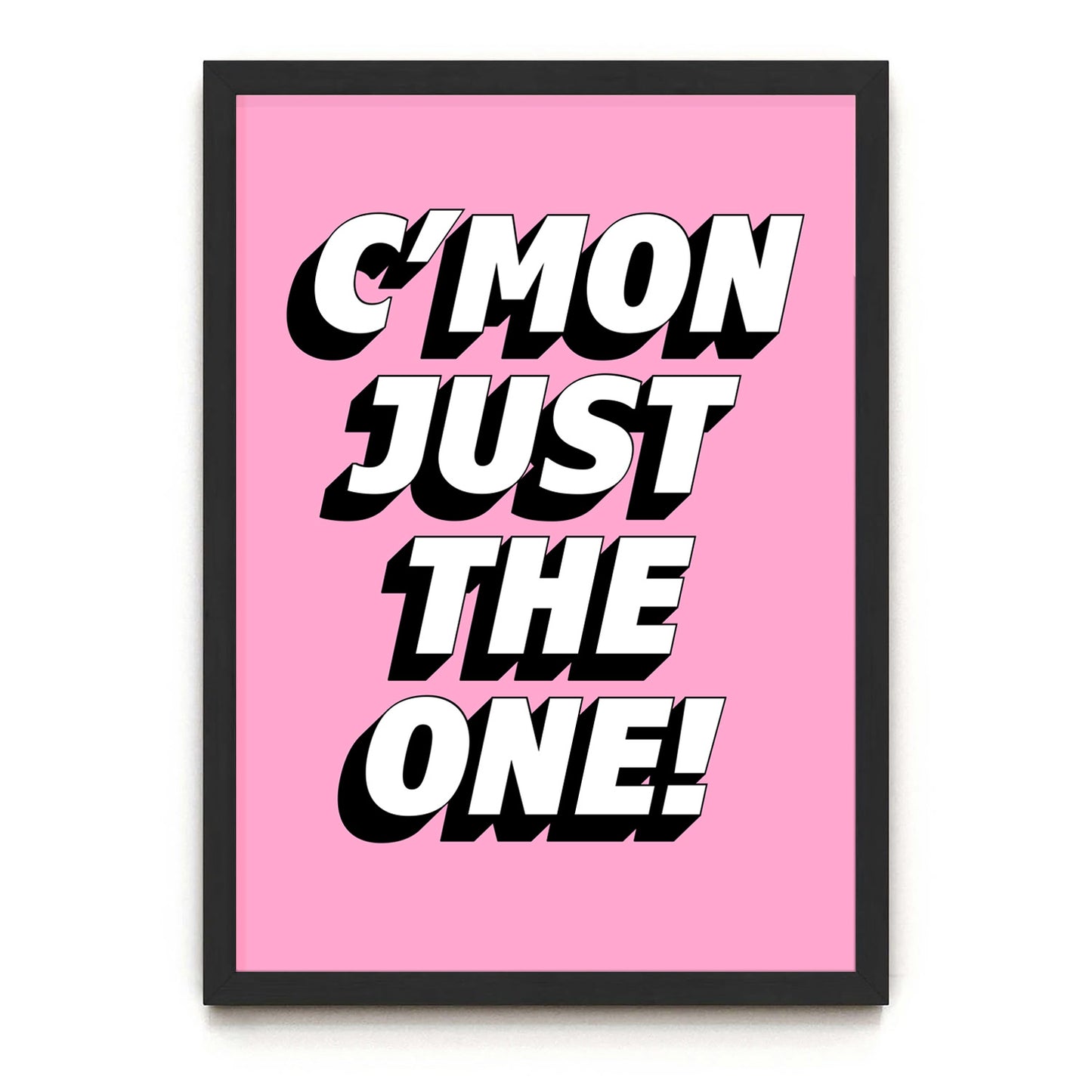 Custom Typographic Poster (Type B)