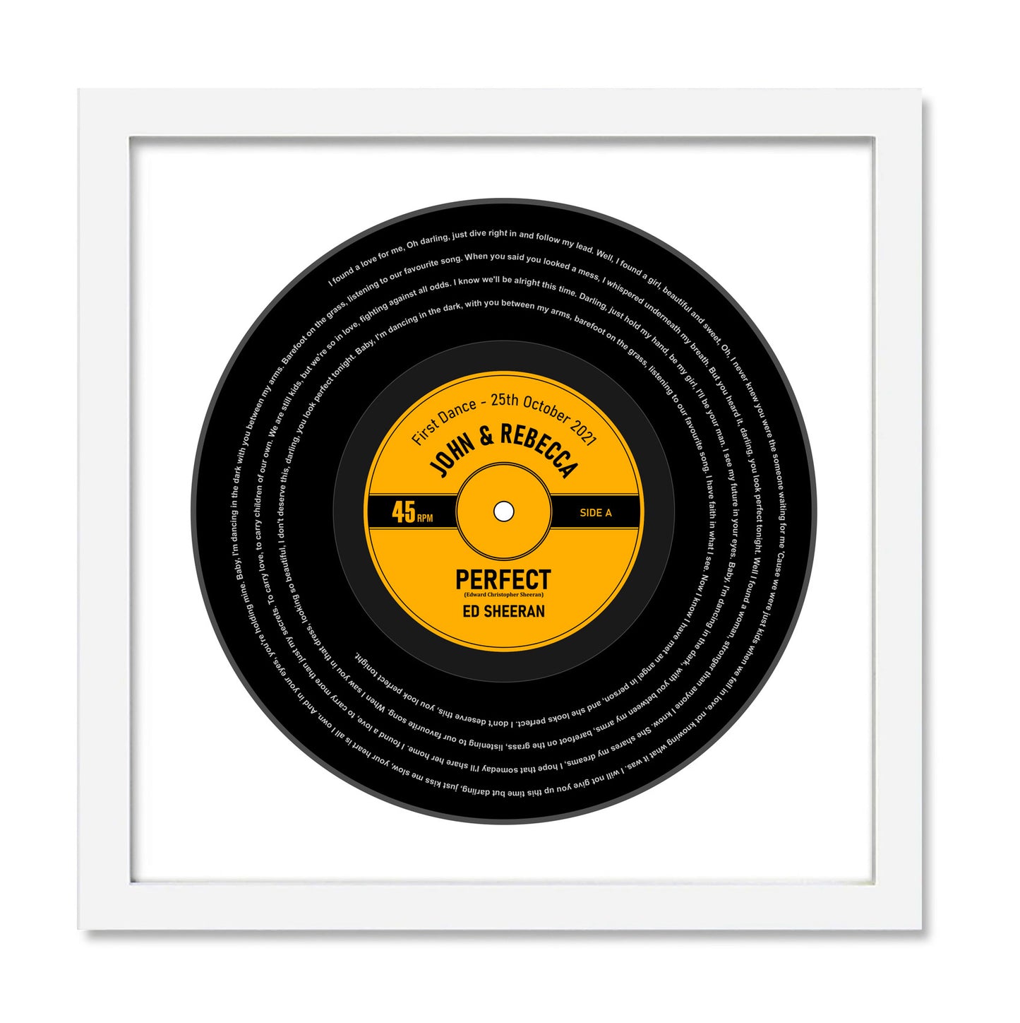 Personalized Song Lyrics