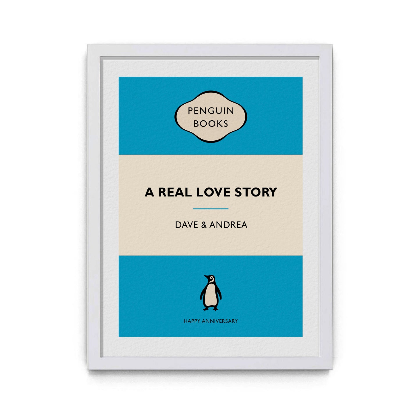 Custom Typographic Book Print (Clean Version)