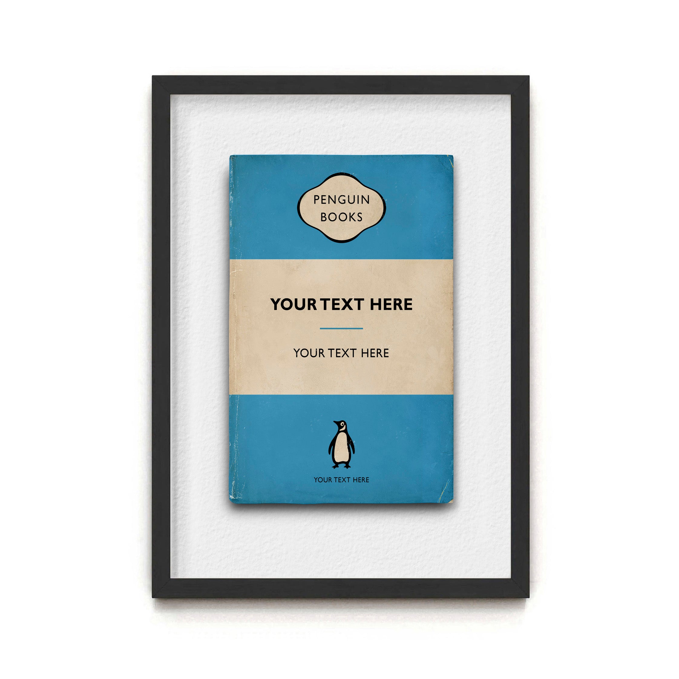 Custom Typographic Book Print (Distressed Version) – Spruce Moose ...