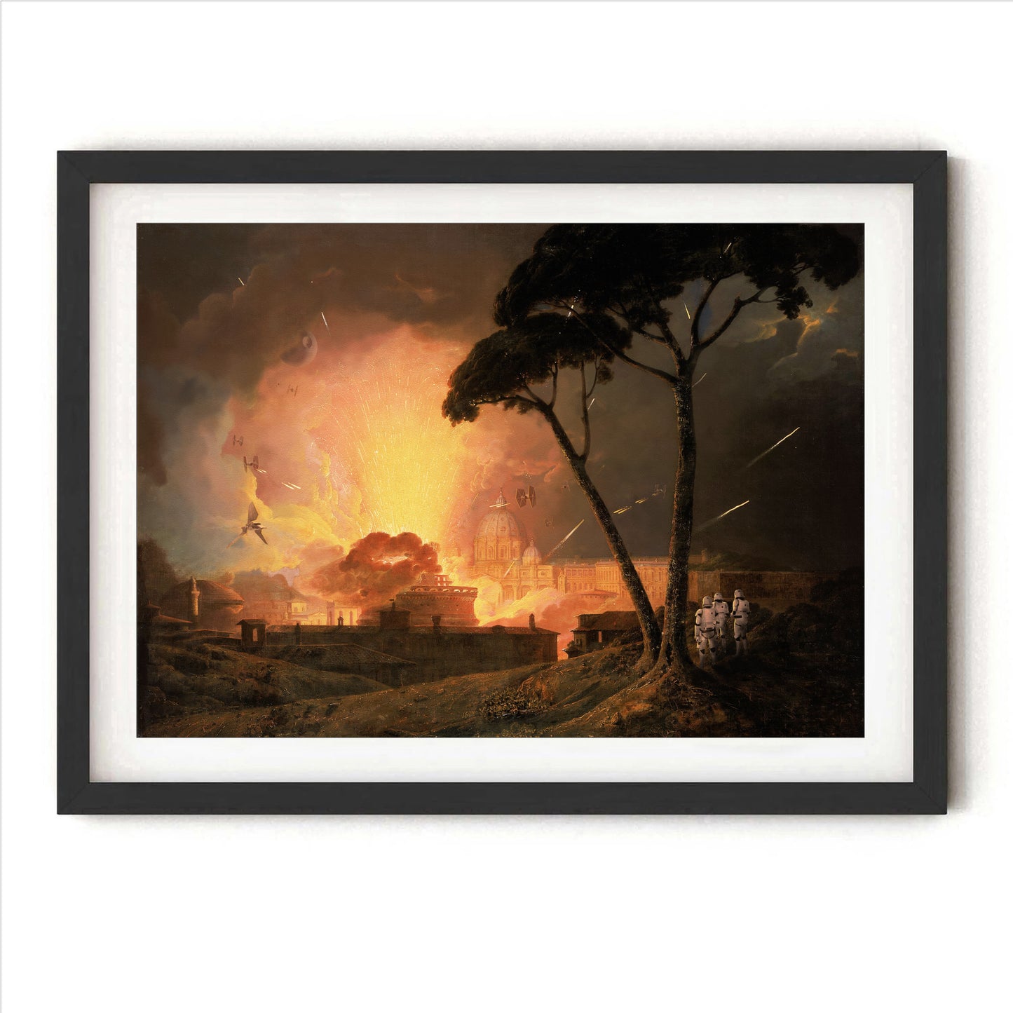 Destruction of Rome - Tie Fighters Print