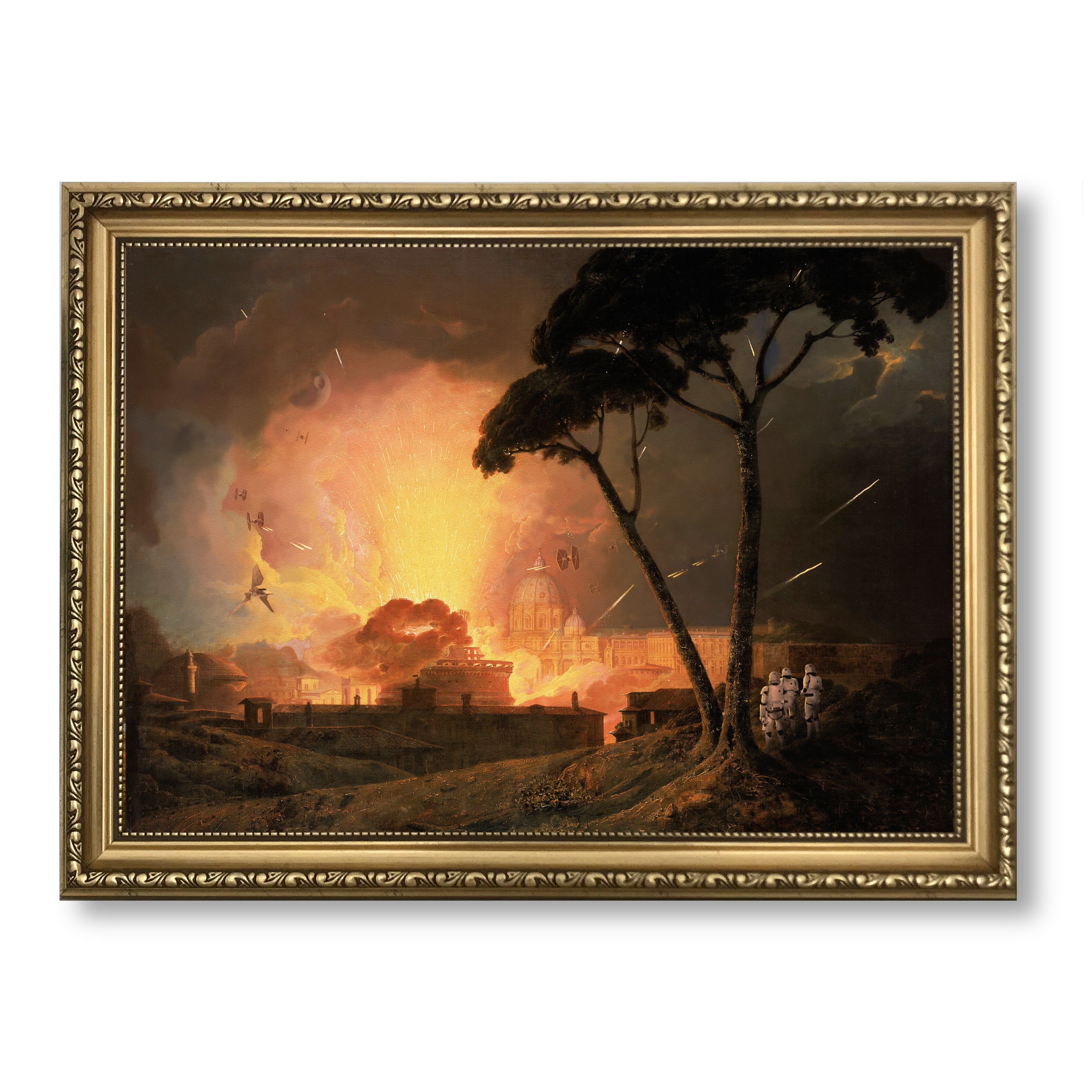 Destruction of Rome - Tie Fighters Print – Spruce Moose Bespoke Art Company