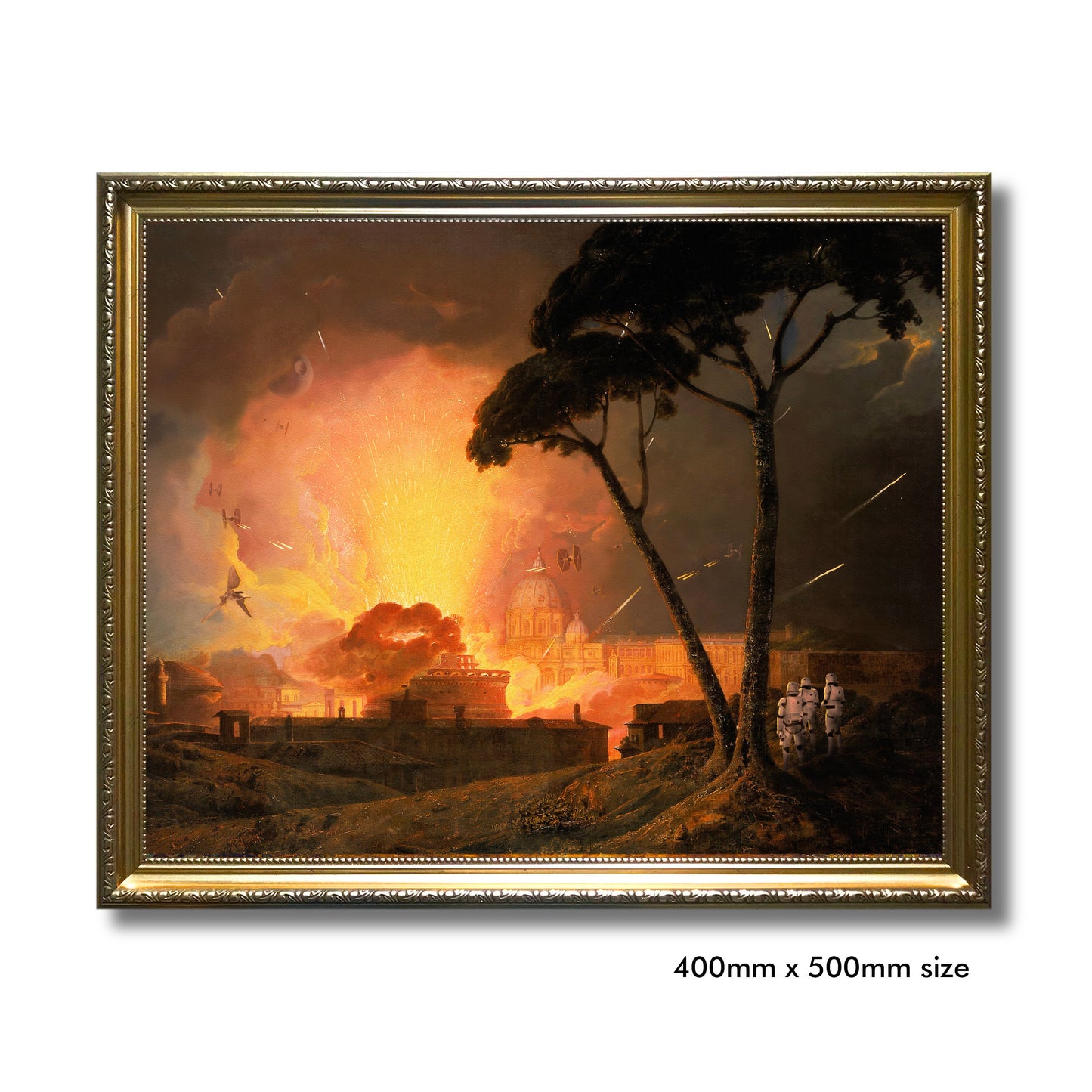 Destruction of Rome - Tie Fighters Print