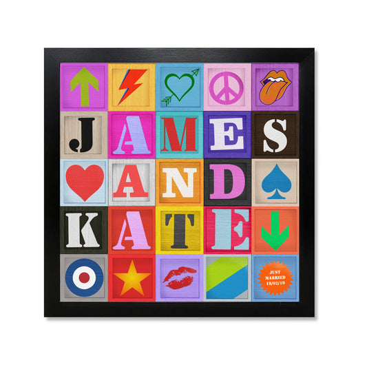 Custom Pop Art Typographic Poster (Type A)