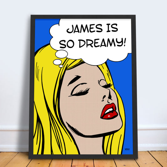 Custom Pop Art Girl! Print (B - No Tears)