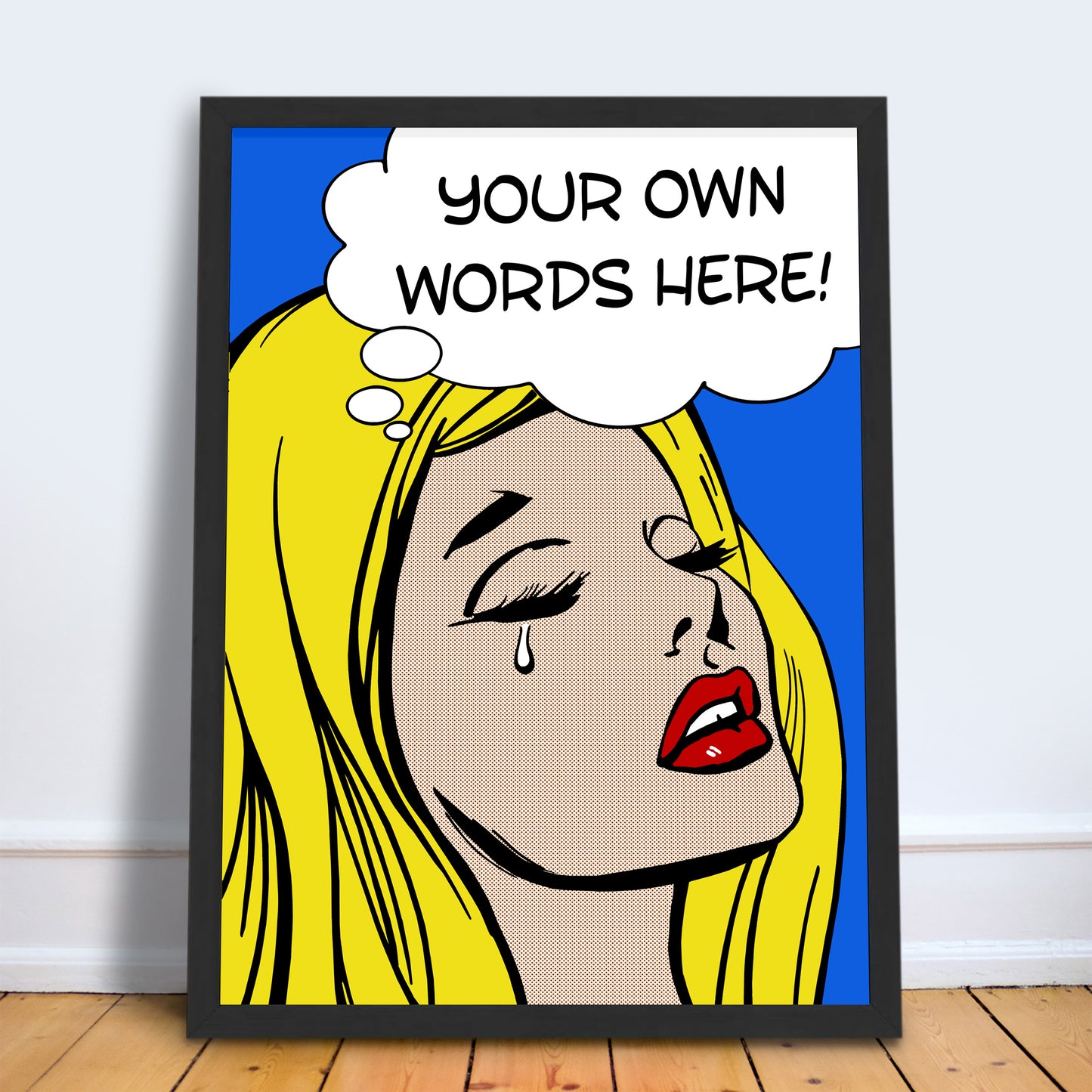 Custom Pop Art Girl! Print (A)