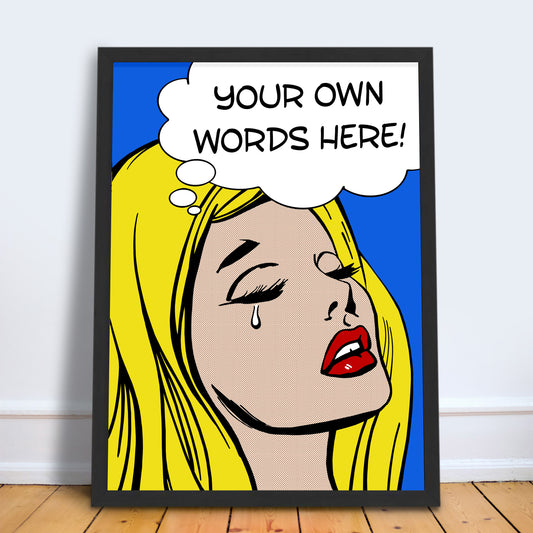 Custom Pop Art Girl! Print (A)