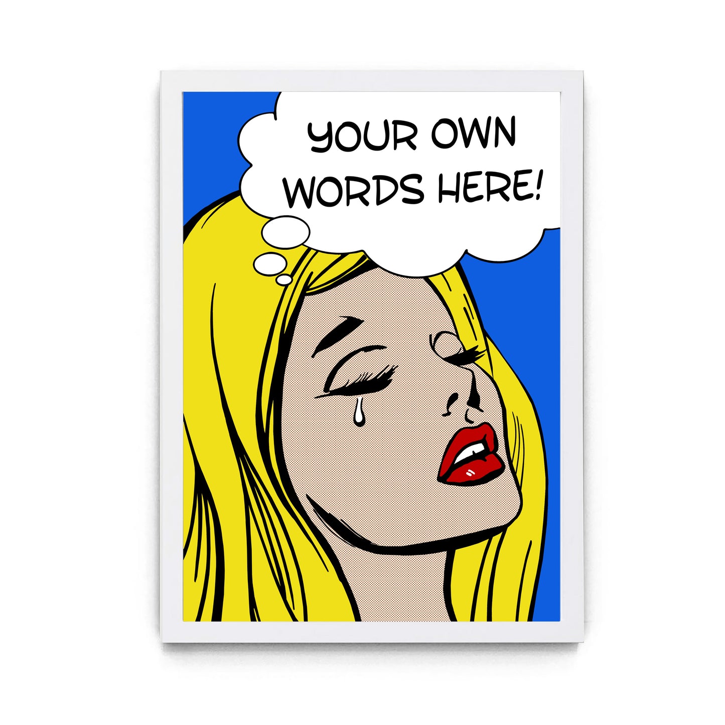 Custom Pop Art Girl! Print (A)