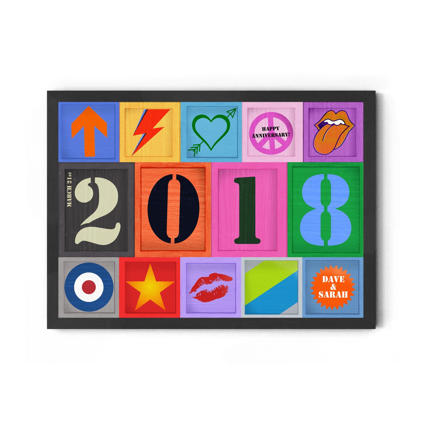 Custom Pop Art Year Print