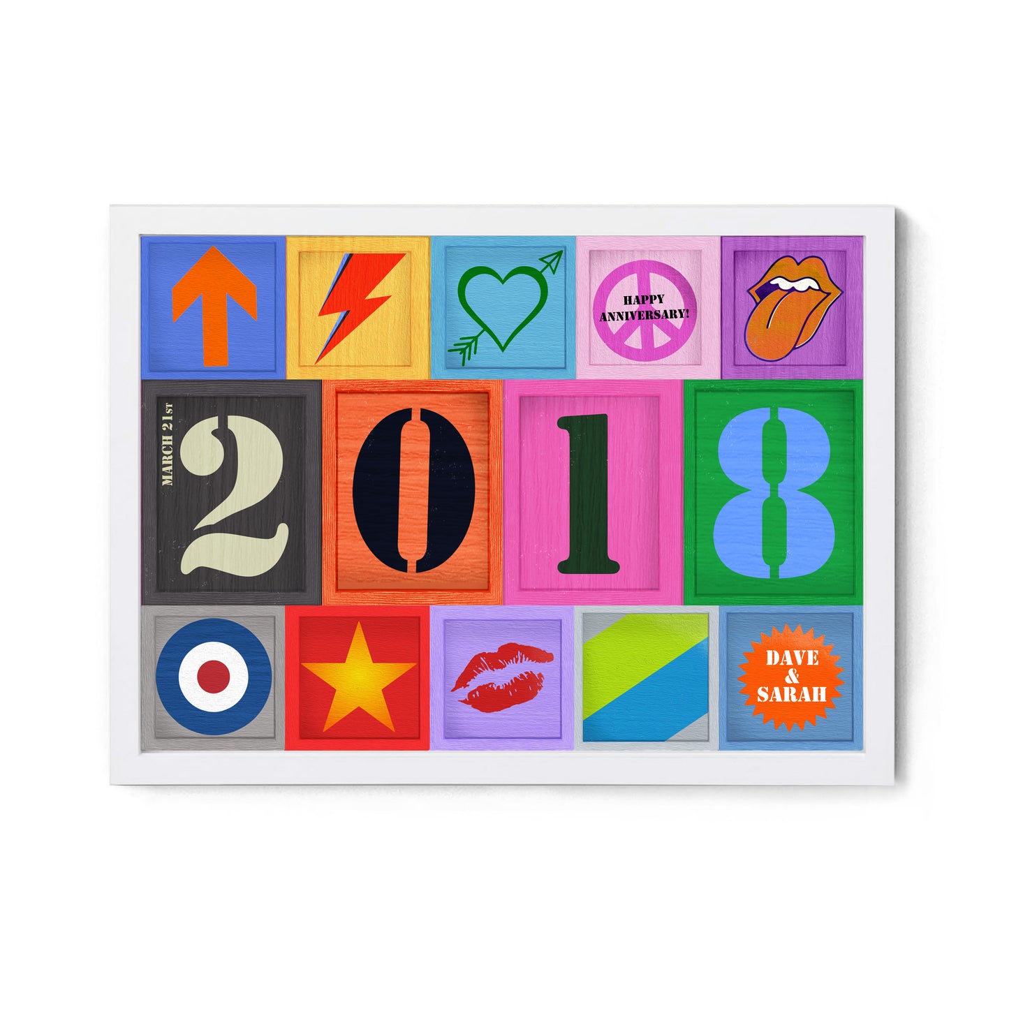 Custom Pop Art Year Print