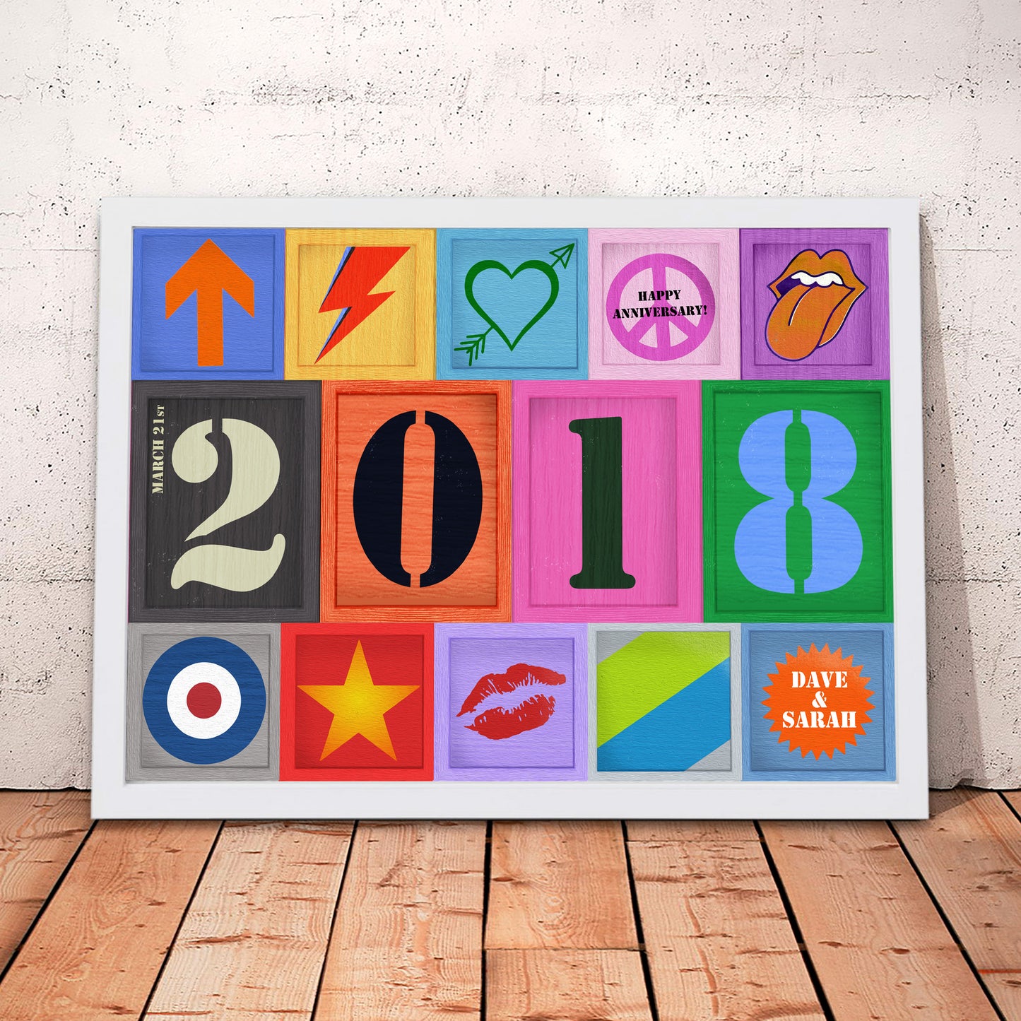 Custom Pop Art Year Print