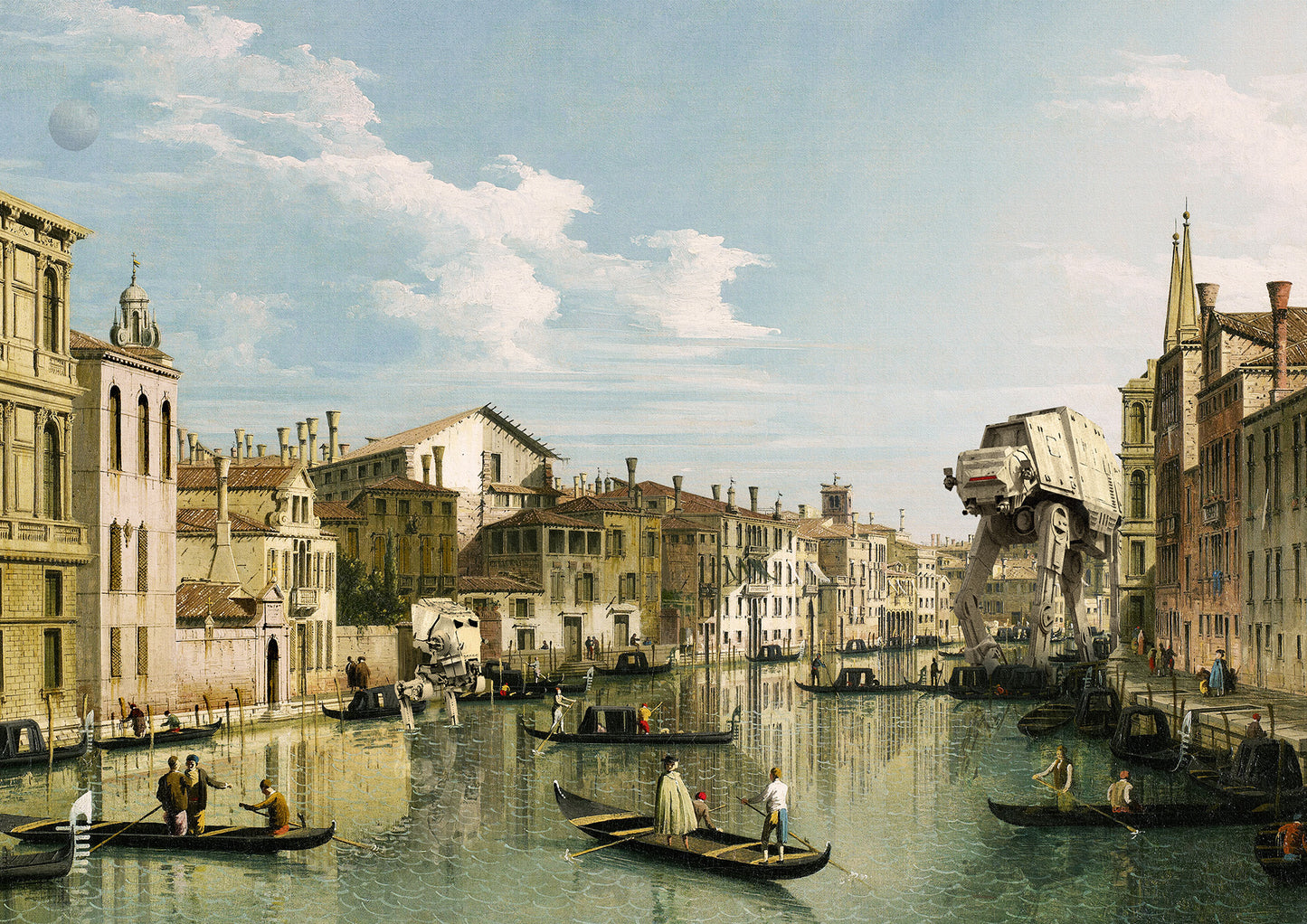 Canaletto's AT-AT Print