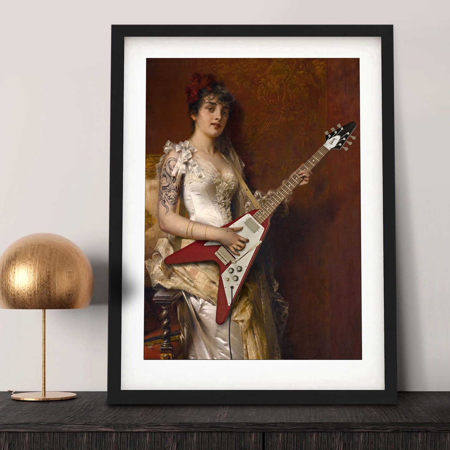 Guitar Heroine Print