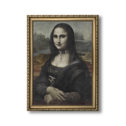 Goth Mona Lisa Print