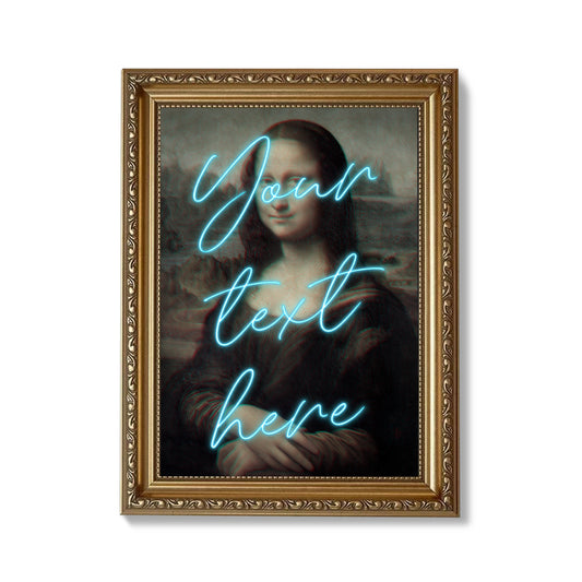 Custom Mona Lisa! Print