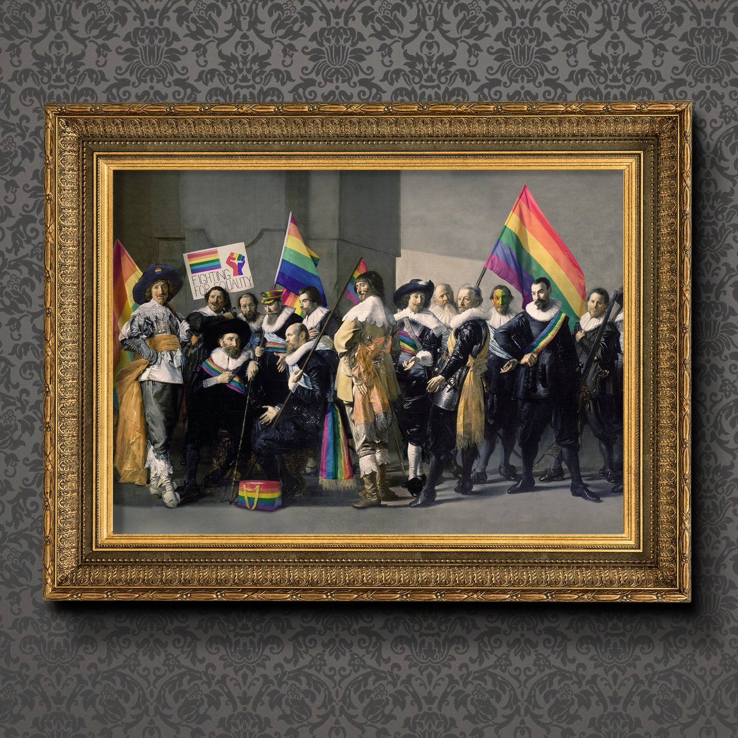 Gay Pride Art print sprucemooseart.com