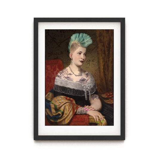 Punk Portrait Print