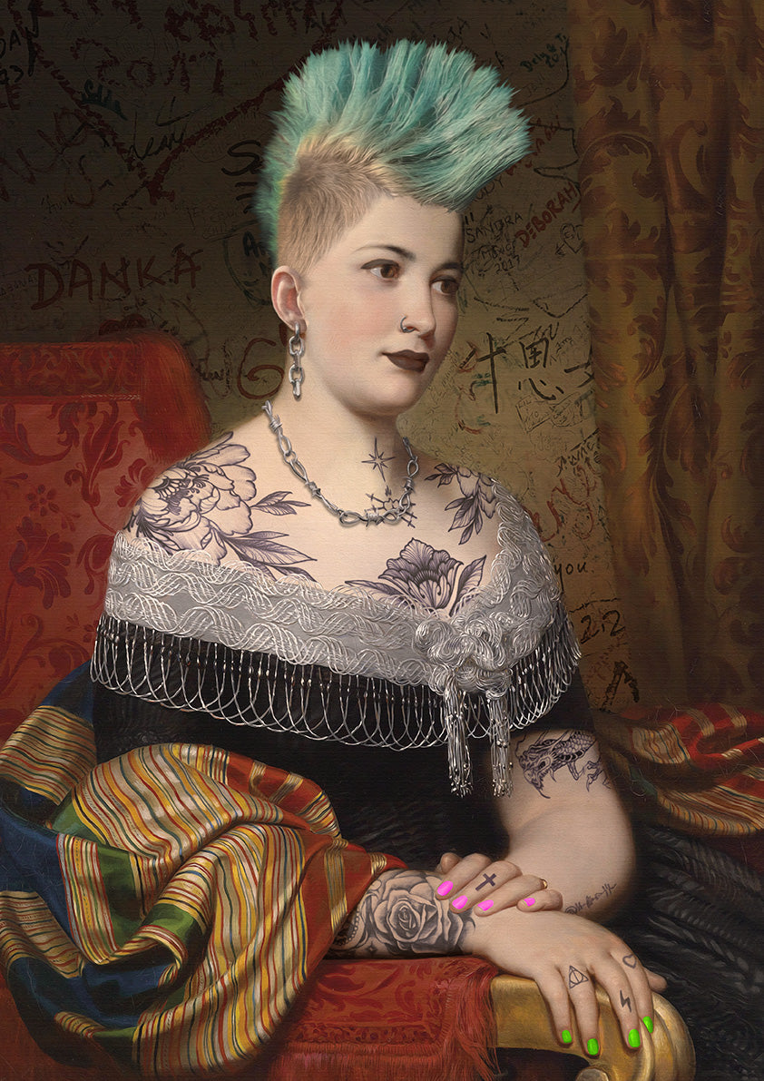 Punk Portrait Print