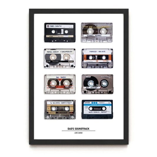 Personalized Cassette Tape Print (Style B)