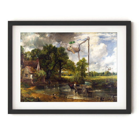 The Hay wain Vs The Tripods Print