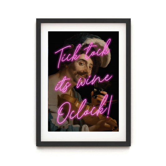It's Wine Oclock! Print