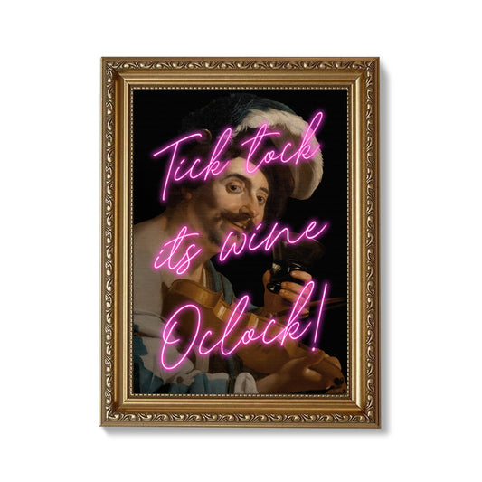 It's Wine Oclock! Print
